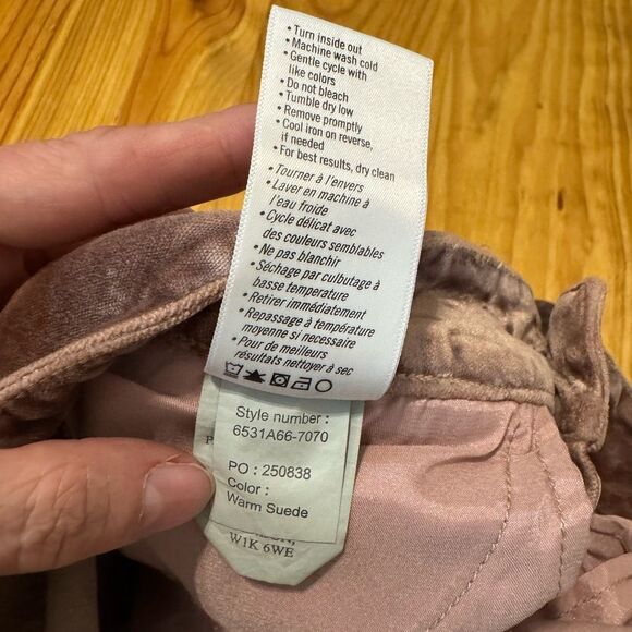 Paige Womens Cindy Straight in Warm Suede Velvet 28 Grunge Boho $219 - Picture 11 of 14